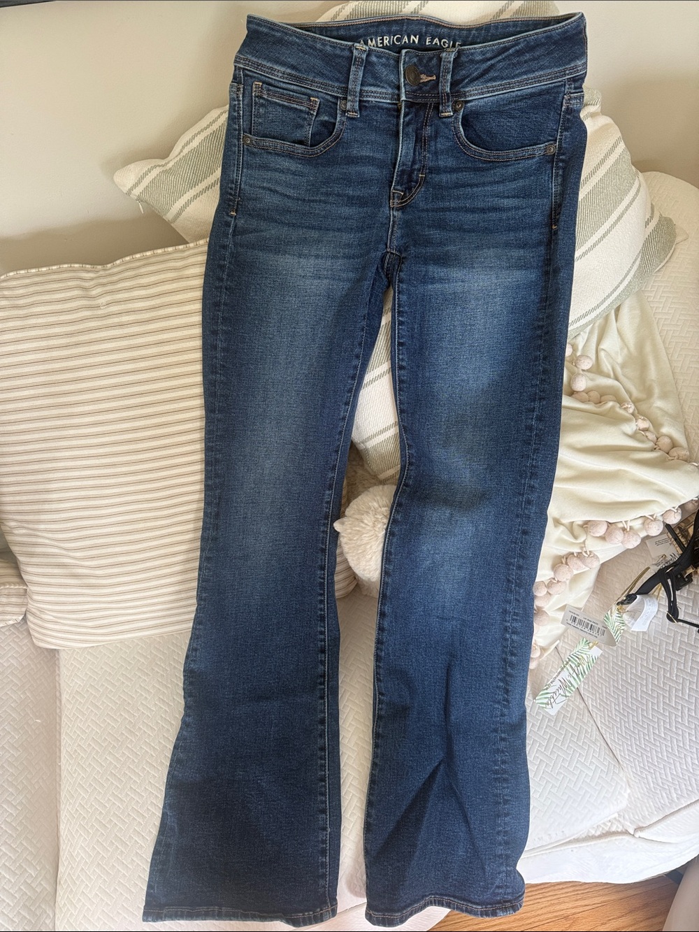 American Eagle Outfitters Dark Blue Flare Jeans